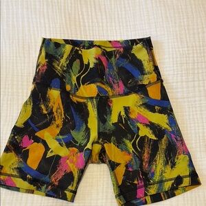 Lululemon Multicolor 6” Bike Shorts